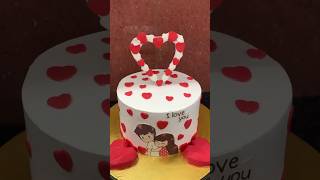 cake making best in trending designs anniversary cake cake viralvideo reels ytshorts shorts [upl. by Latsyrhc]