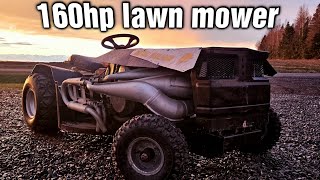 POLARIS STORM 800 SWAPPED LAWN MOWER [upl. by Cyrill]