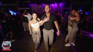 Leo amp Belen  Bachata social dancing  Summer Sensual Days 2023 Rovinj [upl. by Ennaylime]