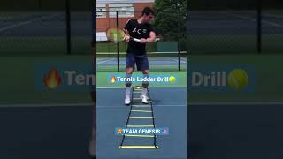 Tennis ladder drill 🎾🔥 [upl. by Ahsiema]