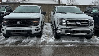 2024 Ford F150 breaking down the differences between XLT and Lariat 2024F150 [upl. by Arodnahs853]