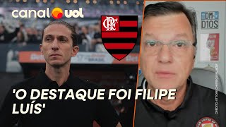 MAURO CEZAR FILIPE LUÍS FOI O PRINCIPAL PERSONAGEM DO FLAMENGO E TEVE UMA ÓTIMA SACADA [upl. by Isolt]