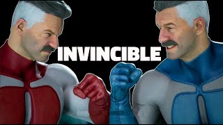 MK1 OmniMan VS OmniMan  All Mirror Match Intros  Invincible TV Show References [upl. by Notseh390]