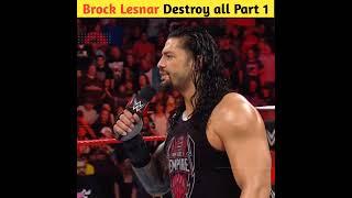 Brock Lesnar confronts multiple Raw Superstars shorts wwe [upl. by Shafer]