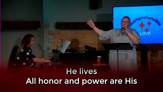 Ladner Baptist Church  He Lives  sung by Josh Kirkegaard [upl. by Khosrow829]