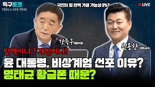 탄핵이냐  개헌이냐 ㅣ 윤대통령 비상계엄 선포이유 득구토크 X 공익제보자 2호 신용한 석좌교수 [upl. by Vittorio]