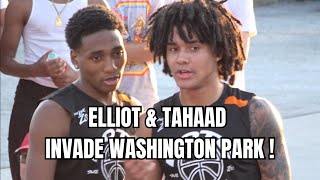 Elliot Cadeau amp Tahaad Pettiford Park TAKEOVER‼️Piscataway vs Edison  Battle of the Cities [upl. by Drabeck783]