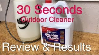 30 Seconds Outdoor Cleaner  Test  Review  Results  SIMPLE EASY and NO SCRUBBING NEEDED [upl. by Tertius]