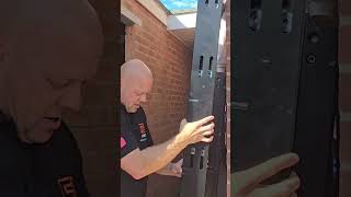 The Ultimate secure door lathams steel security door security doors fixitwithfowler [upl. by Elokcin]