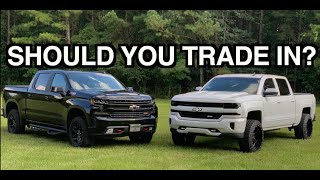 2020 trail boss vs modified 2018 Silverado z71  Side by side comparison [upl. by Asylla]