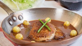 How To PanSeared Foie Gras  PanSeared Foie Gras Port Wine Sauce Recipe  Foie Gras Recipe [upl. by Jehial]