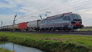 610 2in1👍SBB CI 193 547Grote MarktBertschishuttle ontmoet Railpool193er  containers Hemmen [upl. by Aleicarg]