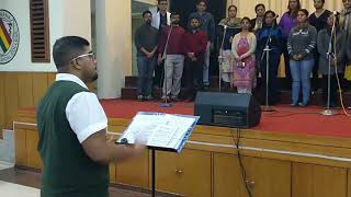 The Gathering Mary McDonald by Senior Choir Christmas 2018 CMC Ludhiana [upl. by Willette]