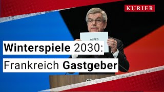 Französische Alpen Gastgeber der Winterspiele 2030 IOC fordert Garantien [upl. by Aicat360]