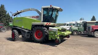 Claas Jaguar 850 forage harvester SN 49204769 Selling August 18 2024  wwwfraserauctioncom [upl. by Sucy]