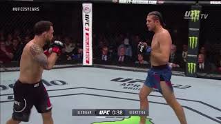 Brian Ortega vs Frankie Edgar Fight Finish amp Replay HD [upl. by Kenwrick]