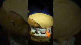 ASMR  Burger with boeuf and cheddar  shorts food Asmr Burger [upl. by Yelsehc]