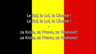 Hymn Belgii  Brabançonne FRDENLPL słowa [upl. by Yklam285]