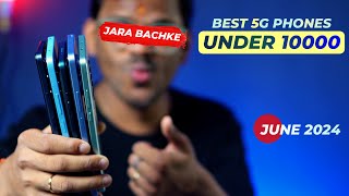 TOP 5 Best 5G Phones Under 10000 in JUNE 2024 l Best Mobile Under 10000 [upl. by Aliled]