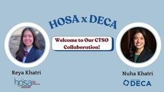 HOSA X DECA Collab Intro Video [upl. by Annodal]