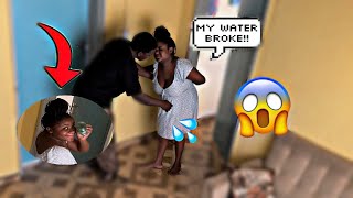 Water Broke Prank 🥹💦😂😱🤣😆 [upl. by Alue]