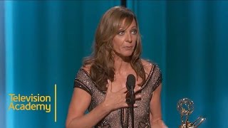 Emmys 2015  Allison Janney Wins Outstanding Supporting Actress In A Comedy Series [upl. by Aihtyc]