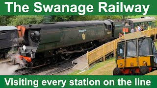 The Swanage Railway  visiting every station on the line [upl. by Blithe]