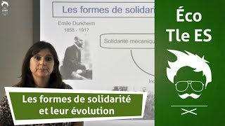 Économie  Terminale  BAC  Les formes de solidarité et leur évolution [upl. by Dahaf]