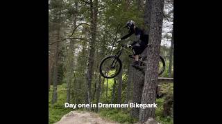 Day one in Drammen bike park activelifestyle adventure bikejourney bikelife bikelovers drammen [upl. by Farver757]