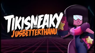 TikiSneaky Vs JusBetterThanU THE BEST GARNET IN THE WORLD Multiversus  Patch 133 [upl. by Legir]