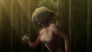 Levi Vs Female Titan  60 FPS [upl. by Nacnud]