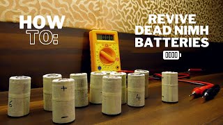 How To Revive DeadDeepDischarged NiMH Batteries Easily [upl. by Wakeen]