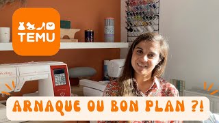 Haul TEMU  Arnaque ou bon plan  🤔 Spécial couture atelier personnalisation cricut diy [upl. by Arhaz]