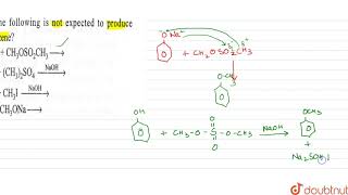 Which of the following is not expected to produce methoxybenzene  12  ALCOHOL PHENOL AND ET [upl. by Anilos275]