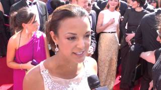 Eva LaRue CSI Miami 2011 Primetime Emmys Red Carpet [upl. by Ok144]