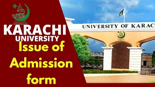 Karachi University entry test 2024 guidelines  How to fill KU admission form [upl. by Disario]