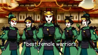 The Kyoshi Warriors for 3 Minutes Straight  ATLA [upl. by Gaves4]