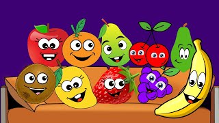 Ten Little Fruits Jumping On The Bed  KidPreps [upl. by Godiva945]