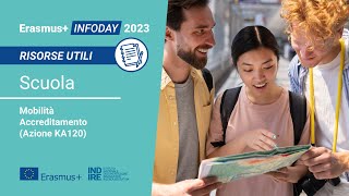 Erasmus risorse utili call 2023  Infoday Accreditamento Mobilità Scuola Azione KA120 [upl. by Mable]