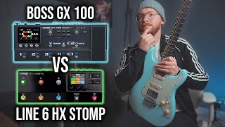 Line 6 HX Stomp vs Boss GX100 A Practical Comparison With Tone Samples [upl. by Hsemin]