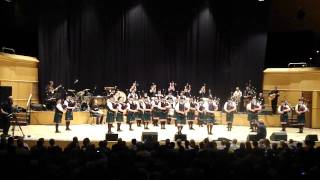 St Laurence OToole Pipe Band at Royal Concert Hall Glasgow 2010 [upl. by Maritsa]