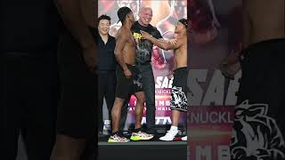 Legends Saenchai and Buakaw are going bareknuckle tomorrow🤯 shorts [upl. by Ardnaxila]