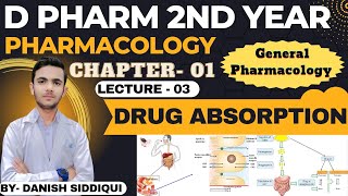 Ch01L3 Drug Absorption  Pharmacology D Pharm 2nd Year drugabsorption exitexam result dpharm [upl. by Tristis856]