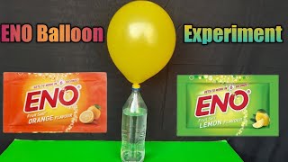 Balloon Vs ENO Gas Experiment  Gas Balloon Experiment  Biggest Balloon ENO Gas [upl. by Obel]