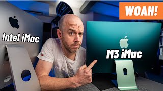 M3 iMac vs Intel iMac  you won’t BELIEVE this [upl. by Yelsehc]