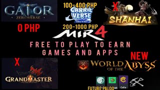 Mir4  Gator  Mir2m shanhai  carriverse  wota  other apps ngayong 2024  FREE TO PLAY TO EARN [upl. by Anidem]