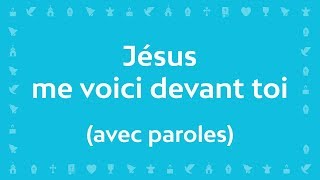 JeanClaude Gianadda  Jésus me voici devant toi  Chant chrétien avec paroles pour CarêmePâques [upl. by Tuhn]