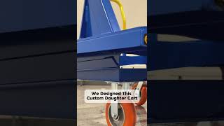 Custom Trailer for Safe Efficient Wire Spool Transport materialhandling [upl. by Ayote609]