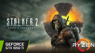 GTX 1050 Ti  STALKER 2 Heart of Chornobyl  1080p  720p  FSR 3 FG OFFON [upl. by Doti]