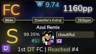 Banned 🔴 97⭐ cloutiful  mezClA  Azul Remix Satellites Extra NC 9935 FC 12  1160pp [upl. by Assirat]